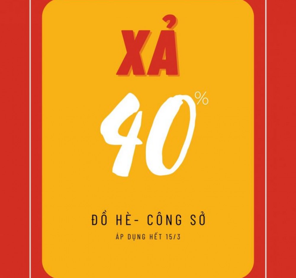 XẢ 40% Đồ Hè