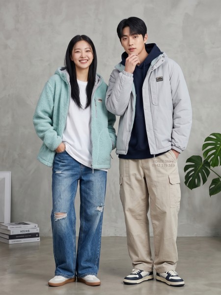 Áo Khóa Unisex NPA Mặc 2 mặt