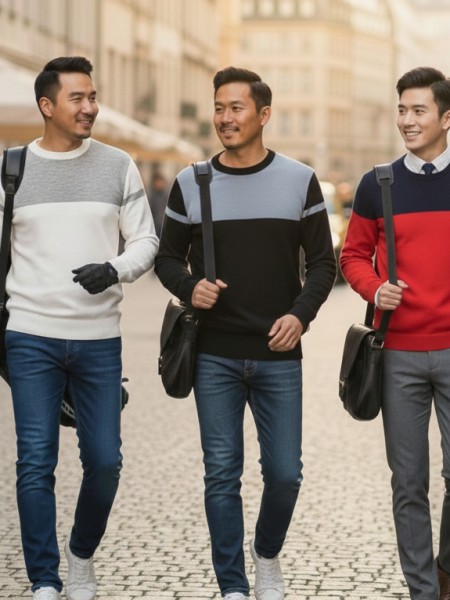 Áo Len Cổ tròn FAT Golf nhiều màu 2