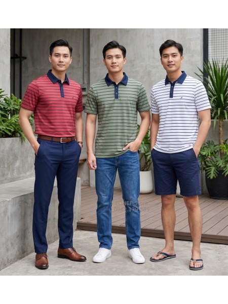 Áo Polo NTC Kẻ
