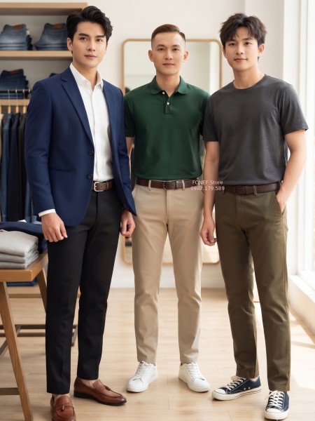 Quần Kaki F1F Co dãn