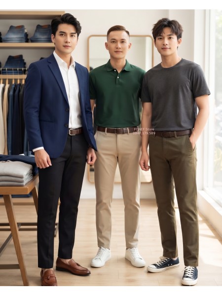 Quần Kaki F1F Co dãn