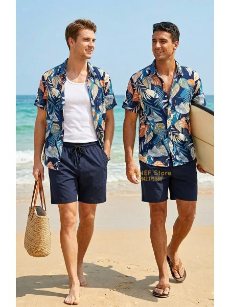 Bộ Sơ mi quần Short F1F đi biển